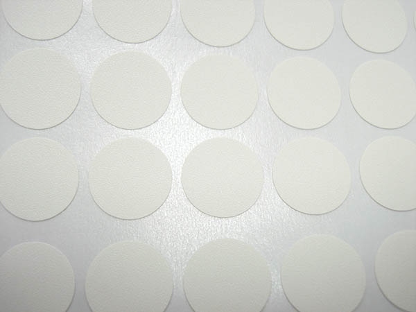 Пластиковые заглушки самоклеящиеся 18 мм для евровинта 145х110мм beyaz белая
