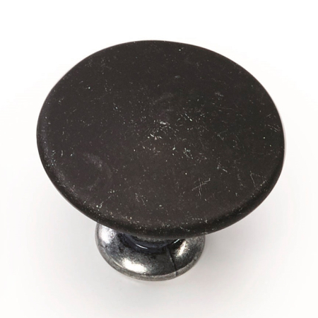 Ручка-кнопка Metakor Chateau MO.3992.53.58 темная черн. мат. сталь/черн. сталь D42