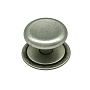Ручка-кнопка Aruba 13.4144.59 матовое олово  D40/Н29, с основанием, Metakor