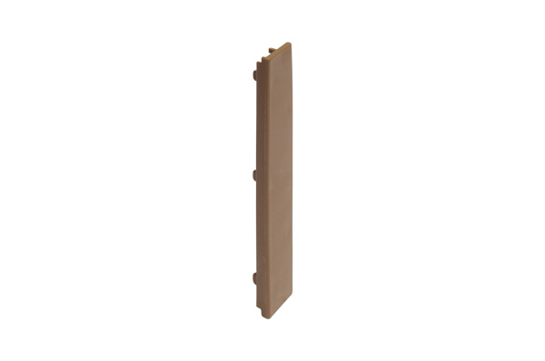 Торцевая заглушка для цоколя H120 мм, коричневый