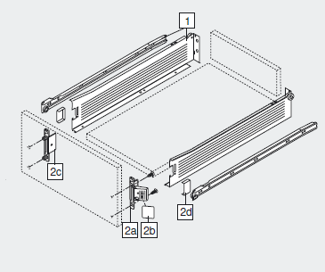 Metabox М 86x400 белый крем