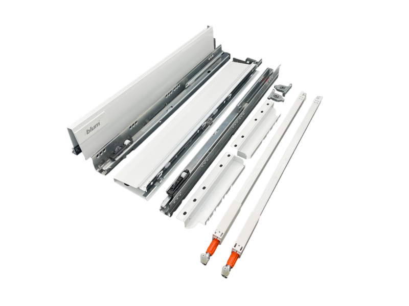 Система выдвижения Blum AF1D50 Tip-on+BL бел. TANDEMBOX ANTARO высота D 1 рейл. Tip-on+BL  глубина 500, белый