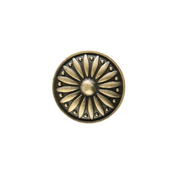 Ручка-кнопка FK008 knob, бронза античная