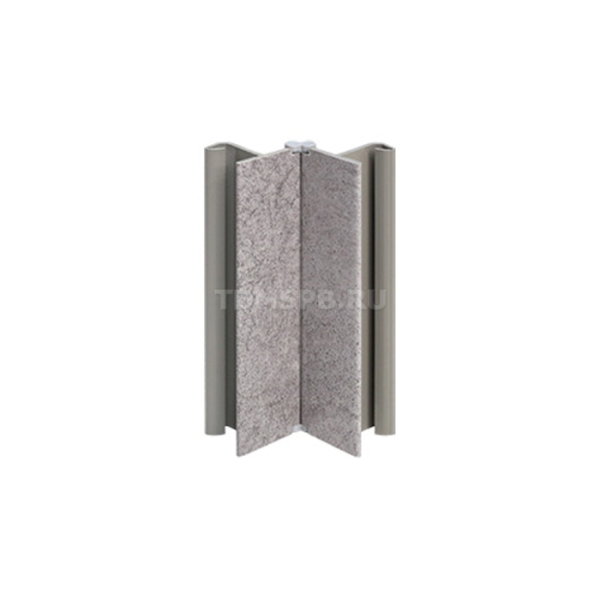 Уголок универсальный к цоколю Н100, бетон светло-серый