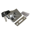 Замок LOCK.805.CR, хром 2 стекла накладной