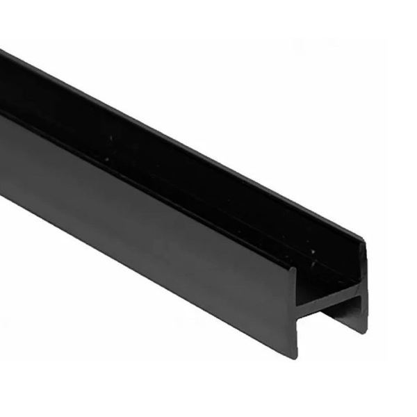 Планка для мебельных щитов соединительная 6 мм, чёрный