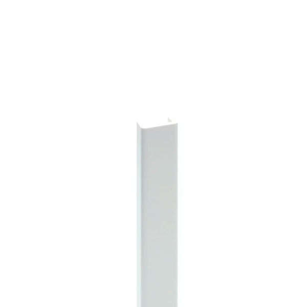 Торцевая заглушка для цоколя H120 мм, белый (под покраску)