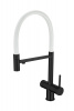 Смеситель ЕС-7024WHT Black