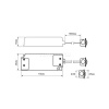 Выключатель PIR, датчик движения 2м, 220V, 250W, IP20, белый LS24-PIR