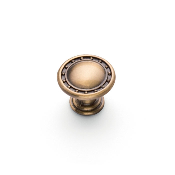 Ручка-кнопка FK011 knob, бронза античная
