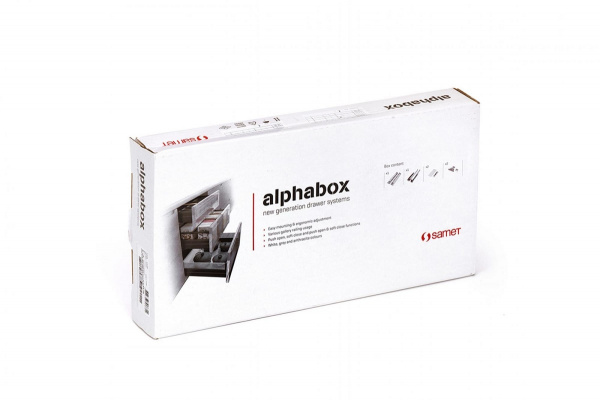 ALPHABOX 500 мм, LOCK-FIX, Серый, инд. Упаковка