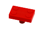 Ручка мебельная UM-BLOCK прямоугольник, красный UM-BLOCK-CZ