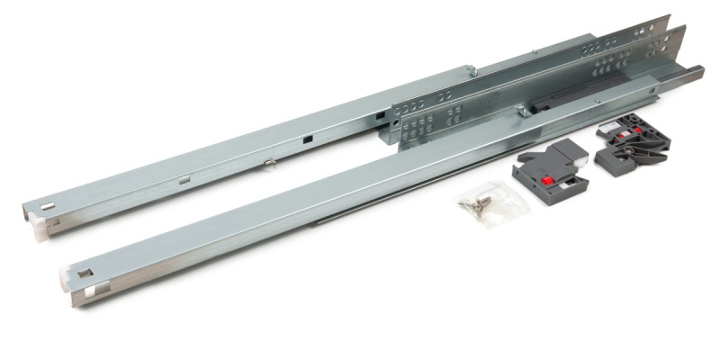Направляющие шариковые, скрытого монтажа B-slide PUSH Boyard DB8885Zn/500, цинк