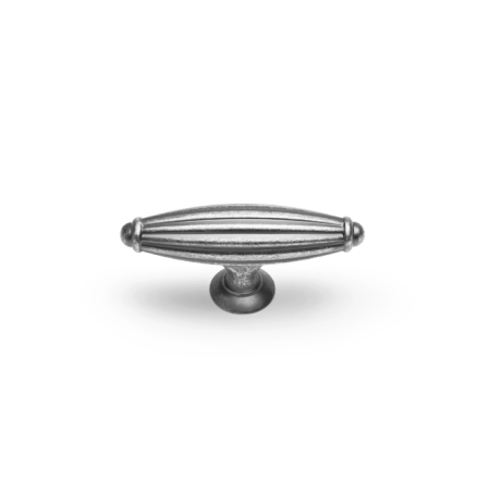 Ручка-кнопка, античное серебро матовое