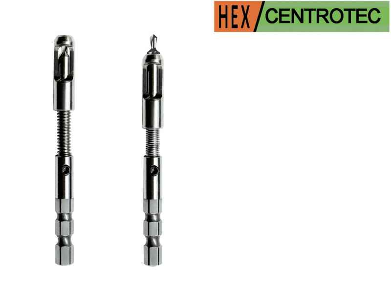 Центровочное сверло с зенковкой 2,7 6-гр. хвостовик HEX/CENTROTEC