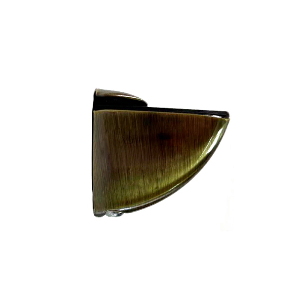 Полкодержатель для стеклянных полок толщиной 14 мм, бронза