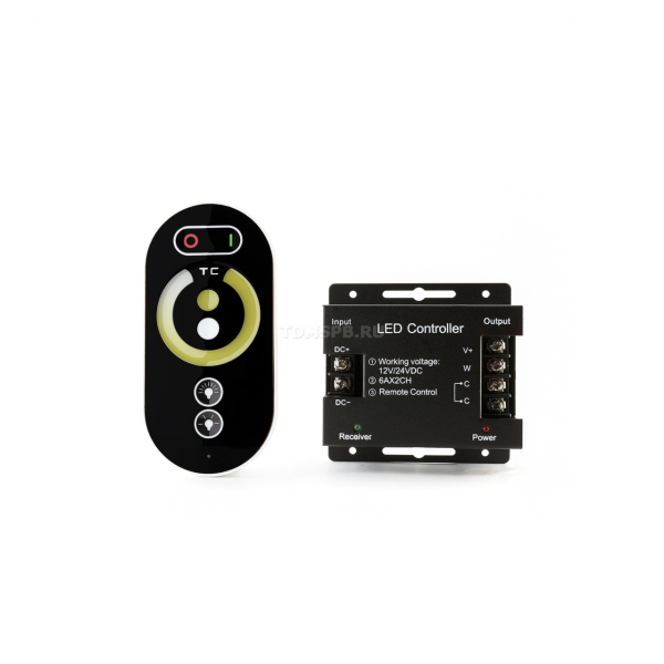 Контроллер MIX (CCT) с RF пультом, напряжение 12В/24В, мощность 144Вт/288Вт