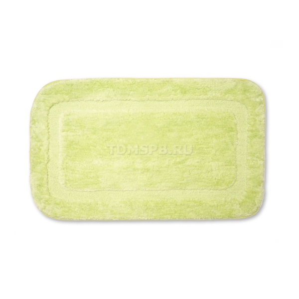 SI31025 Коврик для ванной 50*80 MULTISOFT, микрофибра плюш, ворс 20мм, зеленый