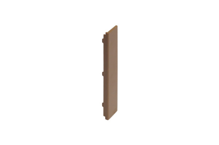 Торцевая заглушка для цоколя H100 мм, коричневый
