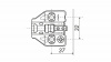H8010 (Планка с эксцентриковой регулировкой для петель EVO