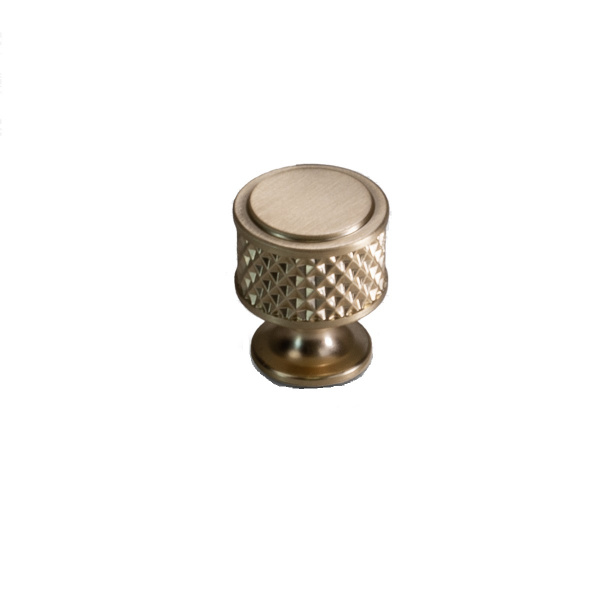 Ручка-кнопка FK2419-knob, брашированное золото