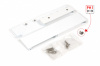 Держатель передней стенки SB08 высокий Boyard SBH44/W, белый