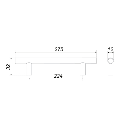 RR002BSG.5/320 (Ручка RR002 цвет BSG: RR002BSG.5/320