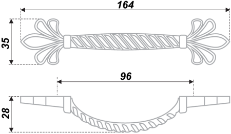 RS431CP.4/96 (Ручка мебельная)