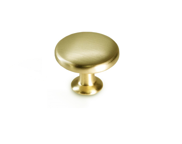 Ручка-кнопка FK707-knob, брашированное золото