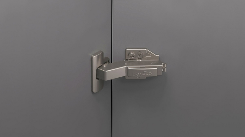 H845C02 (Петля с пружиной и амортизацией 135 градусов d35 EVO угол 45*