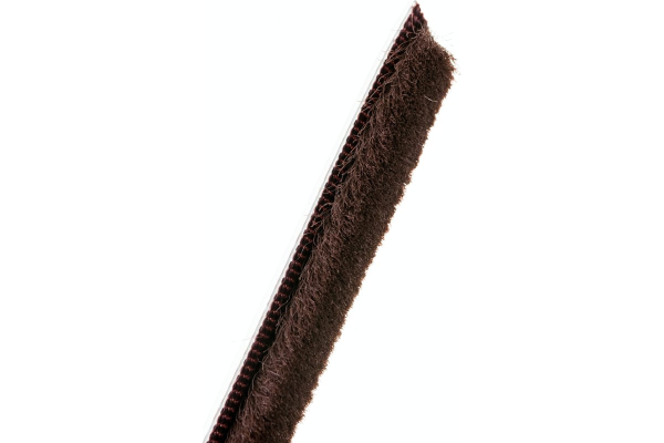 Лента уплотнительная щеточная  7х6 мм, коричневый