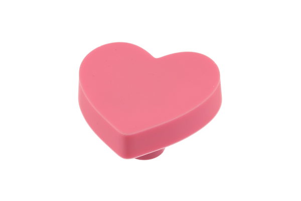 Ручка мебельная UM-HEART сердце, розовый UM-HEART-RZ