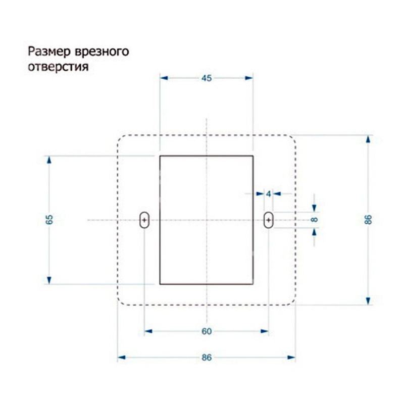 Розетка с выключателем врезная, мебельная (250V 10A-розетка/16A-выключатель IP20), белый пластик