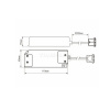 Выключатель сенсорный IR"Hahd", 220V, 500W, IP20, белый LS22-IR