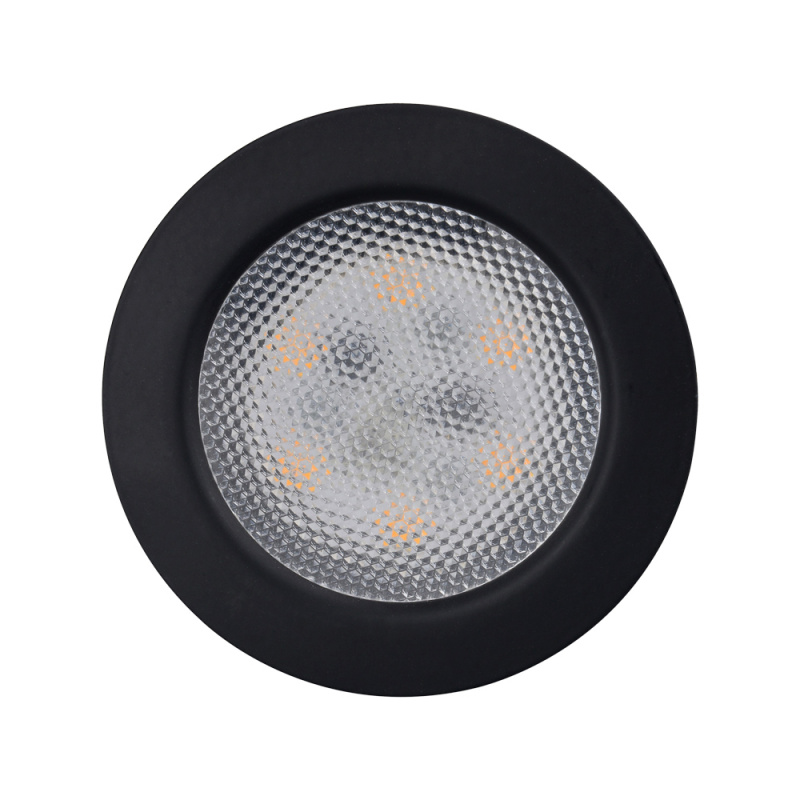 Свет-к светод.FT9228 BK 4000K SMD5730- 6шт. 220В (с встр. драйв.) 4Вт 70ЛМ/Вт черный,нейтр--ый
