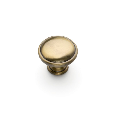 Ручка-кнопка D25 мм, бронза античная