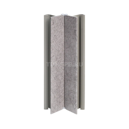 Уголок универсальный к цоколю Н150, бетон светло-серый