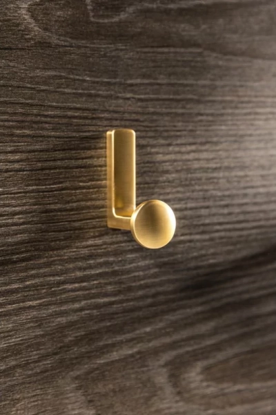 Крючок мебельный ARCO, брашированное золото