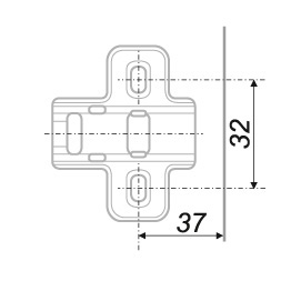 H302C02/2410 (Петля мебельная clip-on с доводчиком)