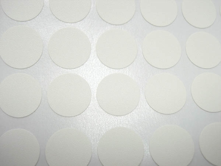 Пластиковые заглушки самоклеящиеся 18 мм для евровинта 145х110мм beyaz белая